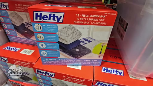 Hefty 12 Piece Shrink-Pak Combo