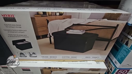 Seville Boucle Foldable Storage Trunk