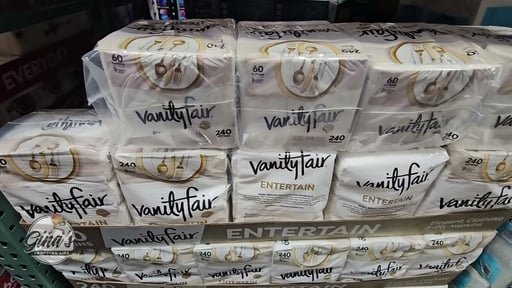 Vanity Fair 3-Ply Dinner Napkins, 240 Count