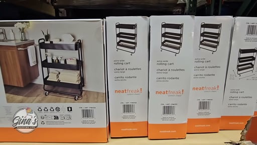 Neatfreak 3-Tier Extra-Wide Rolling Cart