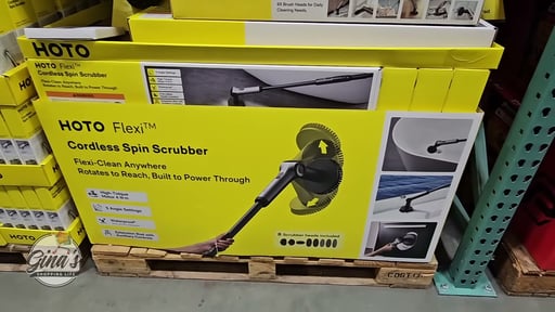 HOTO Flexi Cordless Spin Scrubber