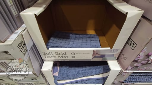 Devgiri Multineedle Grid Bath Mat