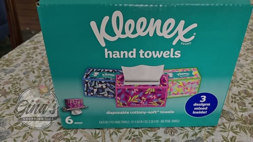 Kleenex Hand Towels 6/60 Count Boxes