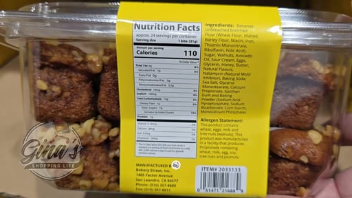Bakery Street Banana Walnut Bites