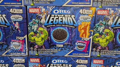 Nabisco Marvel Oreo Stuf of Legends Cookies, 40-Count, 1.02 oz Each (2.55 lbs)