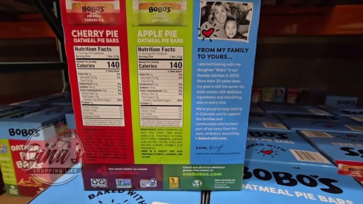 Bobo's Apple & Cherry Pie Oatmeal Pie Bars, 26-Count, 1.3 oz