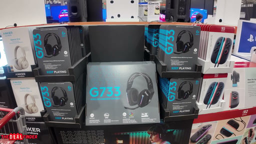Logitech G733 Wireless Over-Ear Gaming Headset - Black