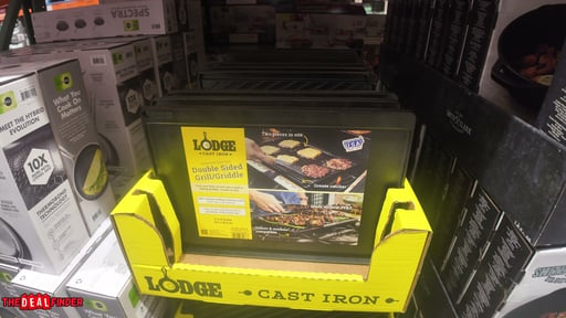 Lodge Seasoned Cast Iron Reversible Grill/Griddle