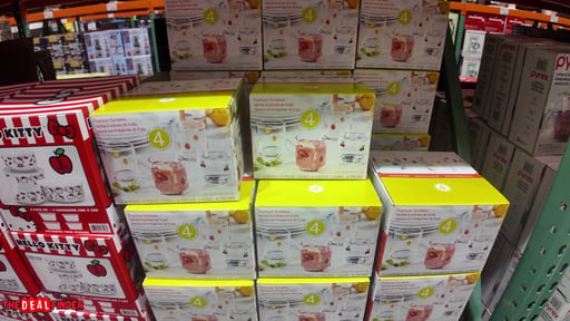 Pandex 14oz Fruit Icon Glass 4-Pack