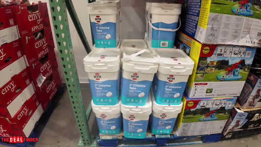 HTH 3" Chlorine Tablets for Pool Sanitization 40 Pounds