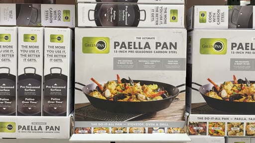 GreenPan Carbon Steel 15" Paella Pan