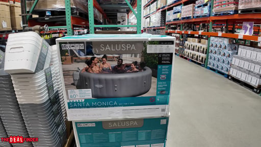 SaluSpa Santa Monica MaxHold EnergySense Smart AirJet 7-Person Gray