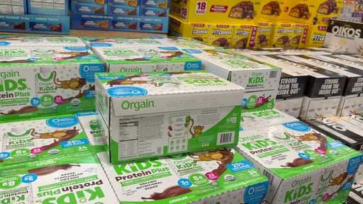 Orgain Organic Kids Nutritional Shake, Chocolate, 8 fl oz, 24-Pack