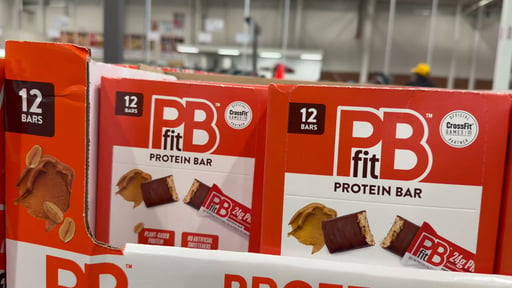 PBfit Bar Peanut Butter Chocolate 12 Count Box