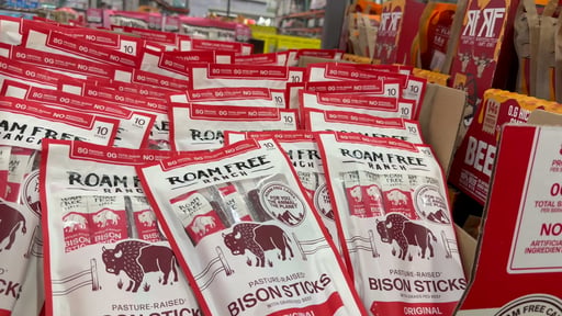 Roam Free Original Bison Stick, 10-Pack / 0.85 oz Each (0.53 lb)