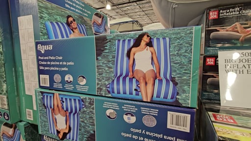 Aqua Leisure Luxury Inflatable Pool & Patio Lounge Chair