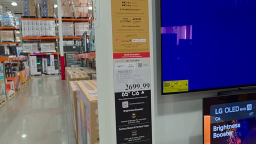 LG 65" Class OLED evo AI C6 4K Smart TV (OLED65C6AUA)