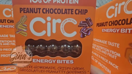 Circ Energy Bites Peanut Chocolate Chip