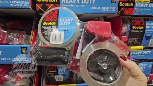 Scotch Shipping Packaging Tape w/ Dispenser 2ct