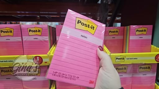Post-it Lined Notes 4"x6" 5pk