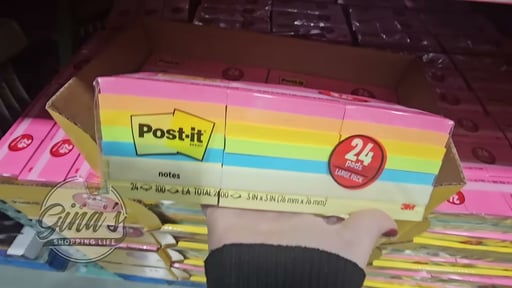 Post-it Self Stick Notes 3"x3" Assorted 24ct