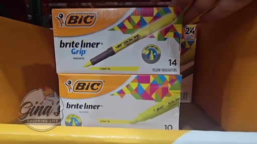 Bic Highlighter Yellow 24ct