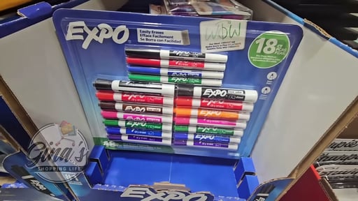 EXPO Low Odor Dry Erase Markers, Assorted, 18 Count