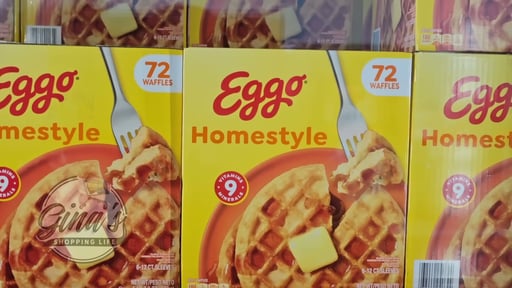 Kellogg's Homestyle Eggo Waffles 72 count