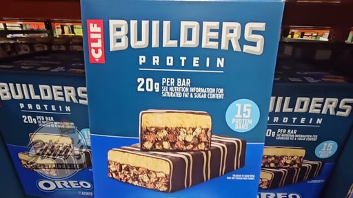 Clif Bar Builder's Oreo Protein Bars 15ct
