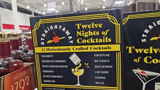 Straightaway Twelve Nights of Cocktails