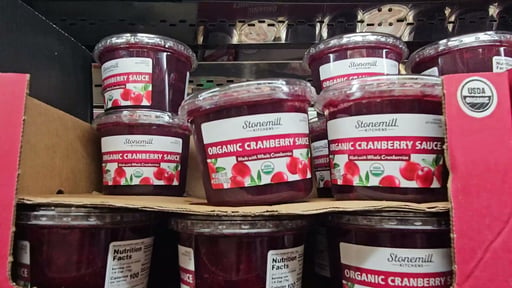 Stonemill Kitchens Organic Cranberry Sauce 36 oz