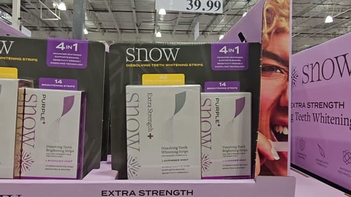 SNOW Whitening Strips 42 Diamond Treatments 14 Purple Treatments