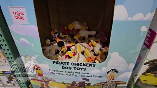 Delca Pirate Chicken Dog Toy