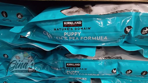 Kirkland Signature Nature's Domain Puppy Formula Chicken & Pea Dog Food 20 lb