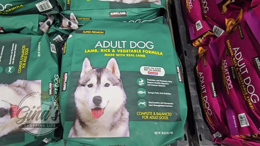 Kirkland Signature Lamb, Rice, & Vegetable Dog Food 40 lb