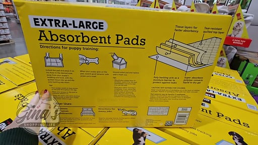 Kirkland Signature Absorbent Pads 23"x30" 100 CT