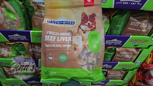 Nutribites Beef Liver Freeze Dried 1.68 lb