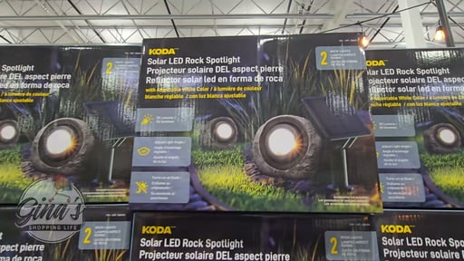 KODA Solar LED Rock Spotlight, 2-Pack