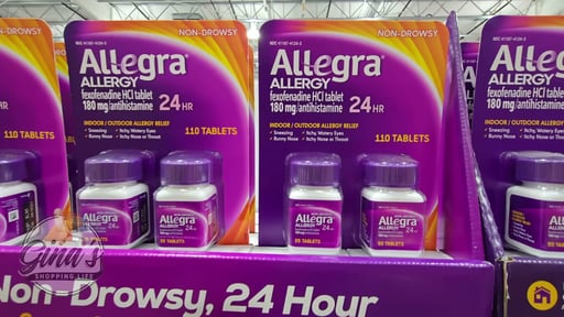 Allegra Allergy 180mg 110ct