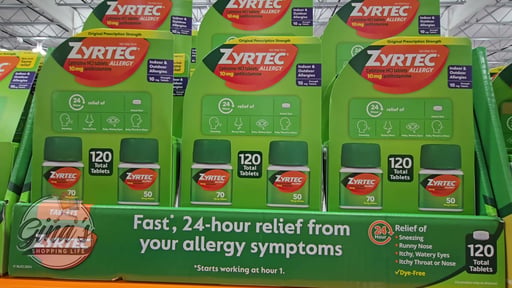 Zyrtec Allergy 10mg 120ct