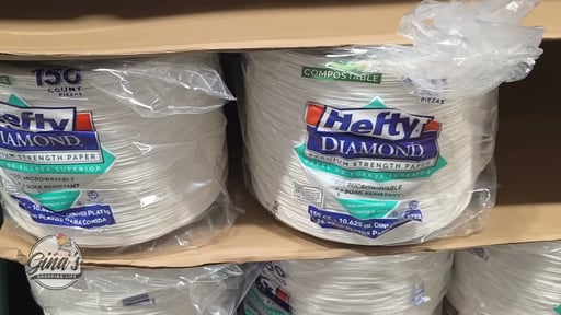 Hefty Diamond Dinner Plates 150 ct