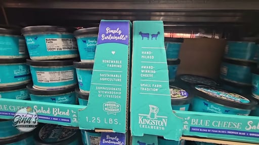 Kingston Creamery Blue Cheese Blend 20 oz