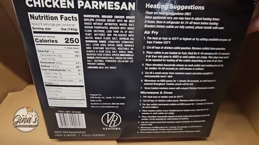 Ventura Ranch Breaded Chicken Parmesan 32 oz
