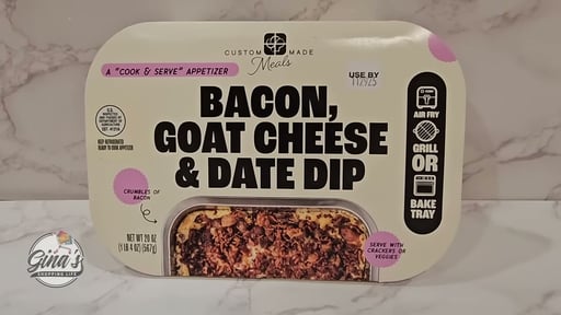 Custom Made Meals Bacon Goat Cheese & Date Dip, 20 oz