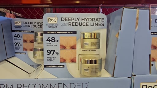 RoC Max Hydration Cream 3.4 oz & 1.7 oz