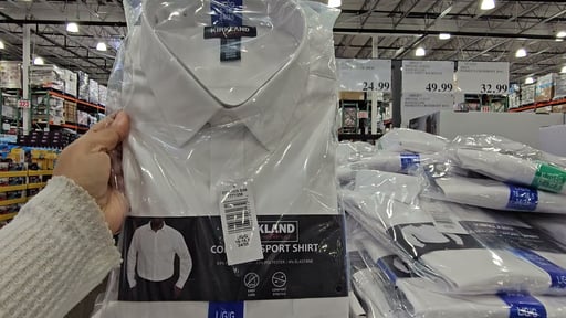 Kirkland Signature Men's Comfort Dress Shirt (#7771358) - $21.99