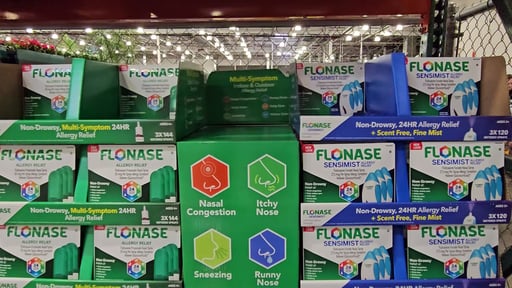 Flonase Nasal Spray 50mcg 3x144 Sprays
