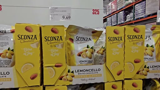 Sconza Lemoncello Roasted Almonds 24 oz