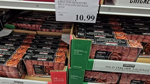Kirkland Signature Mild Italian Sausage 56 oz