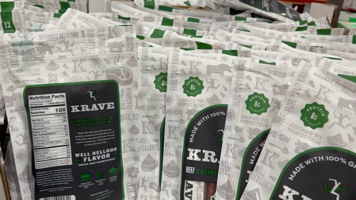 Krave Chimichurri Grass-Fed Beef Sticks, 12 Pack, 1 Ounce Each